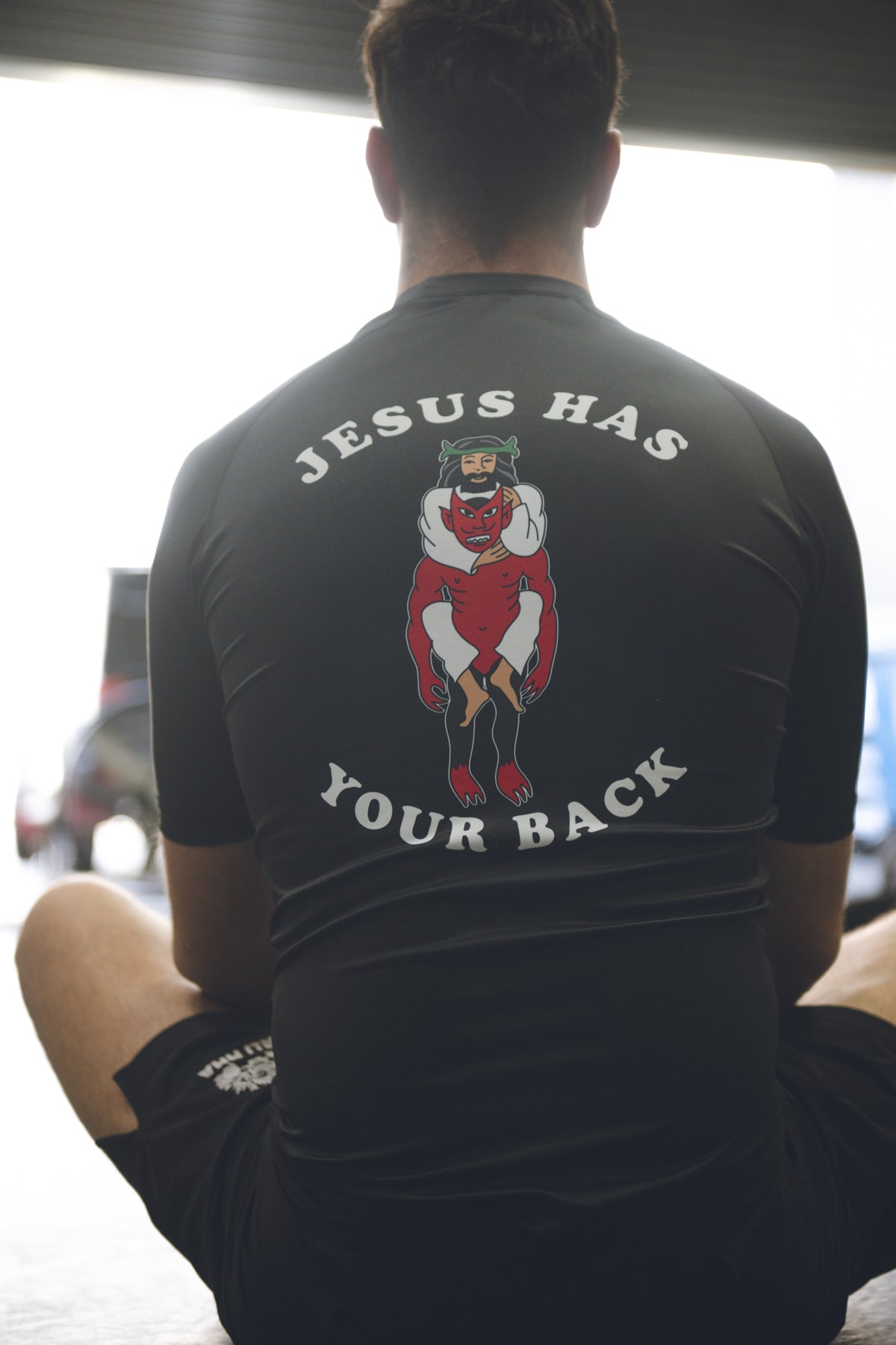 JHYB Choke Out Evil Rash Guard