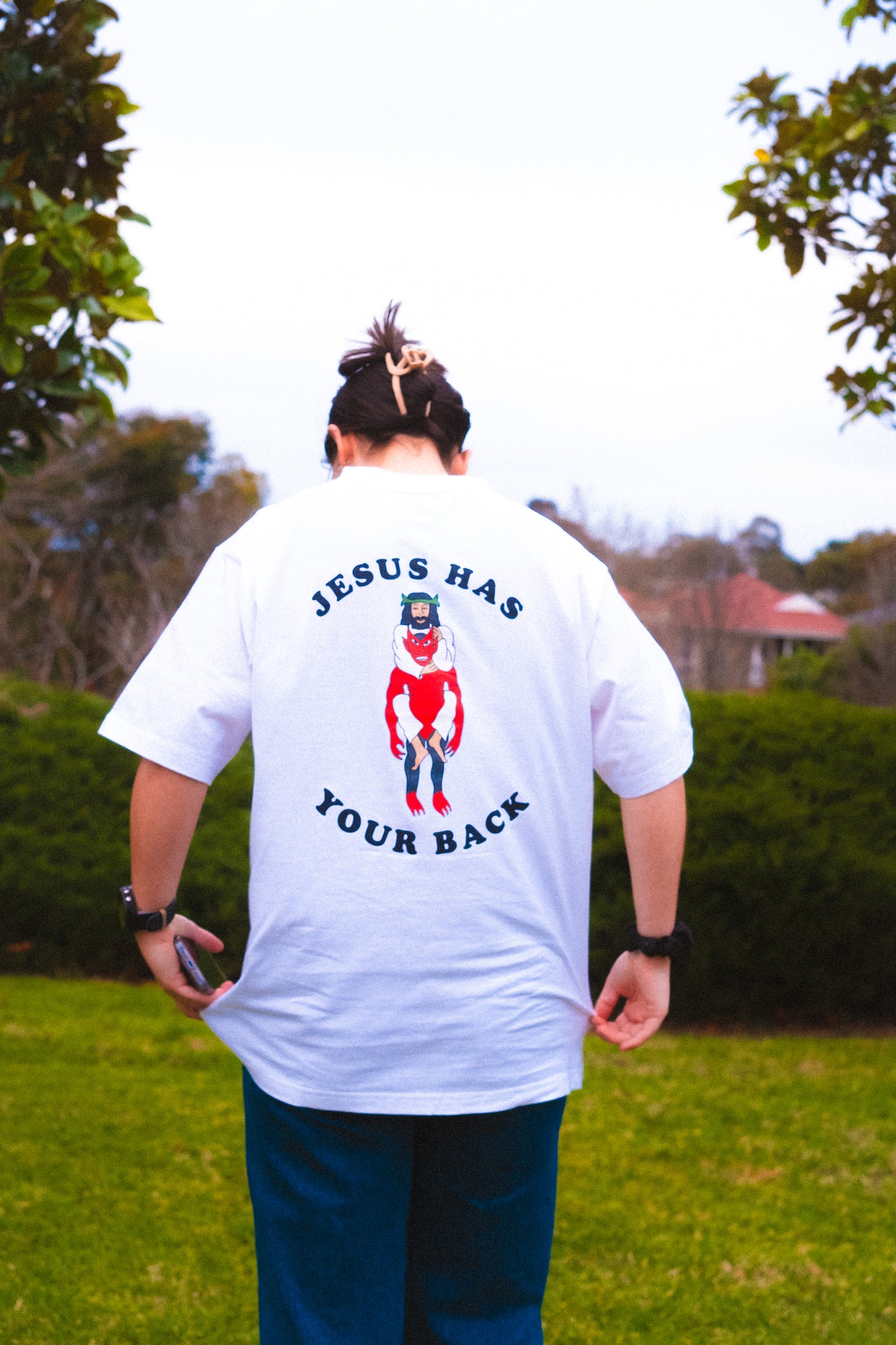 Choke Out Evil – White Tee