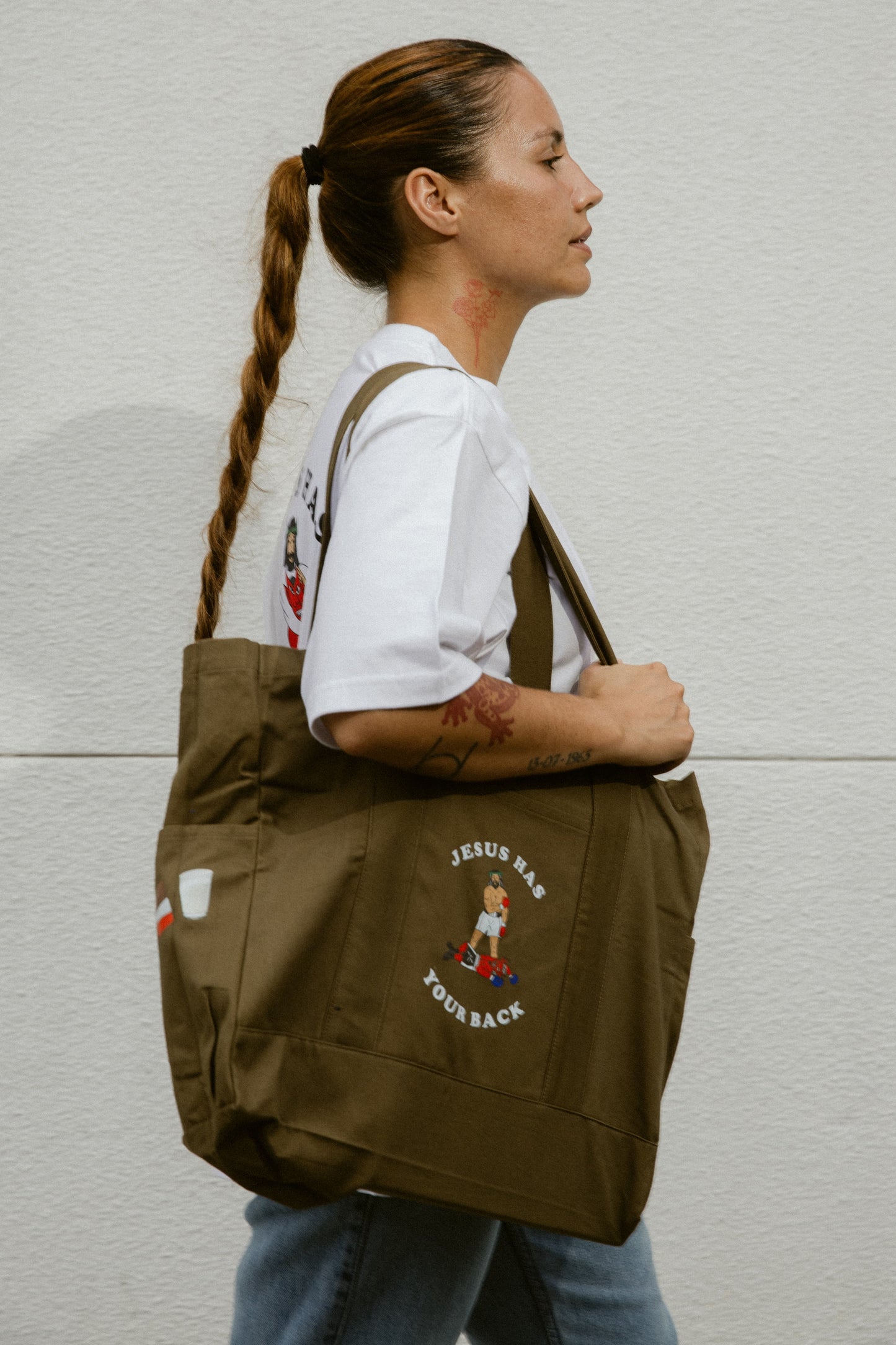 JHYB Heavy-Duty Tote Bag – Olive (Limited Edition)