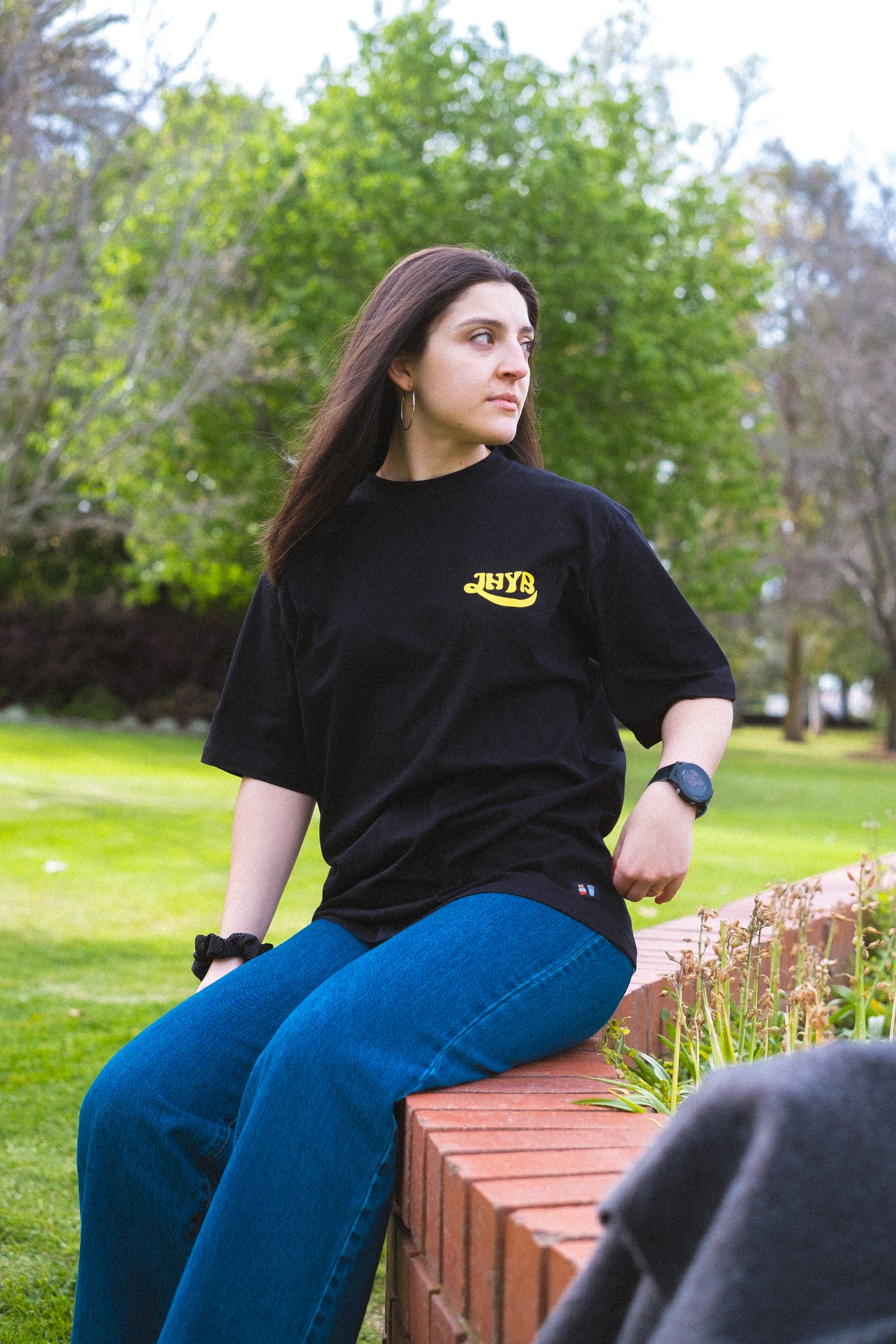 JHYB Signature Tee – Black & Yellow