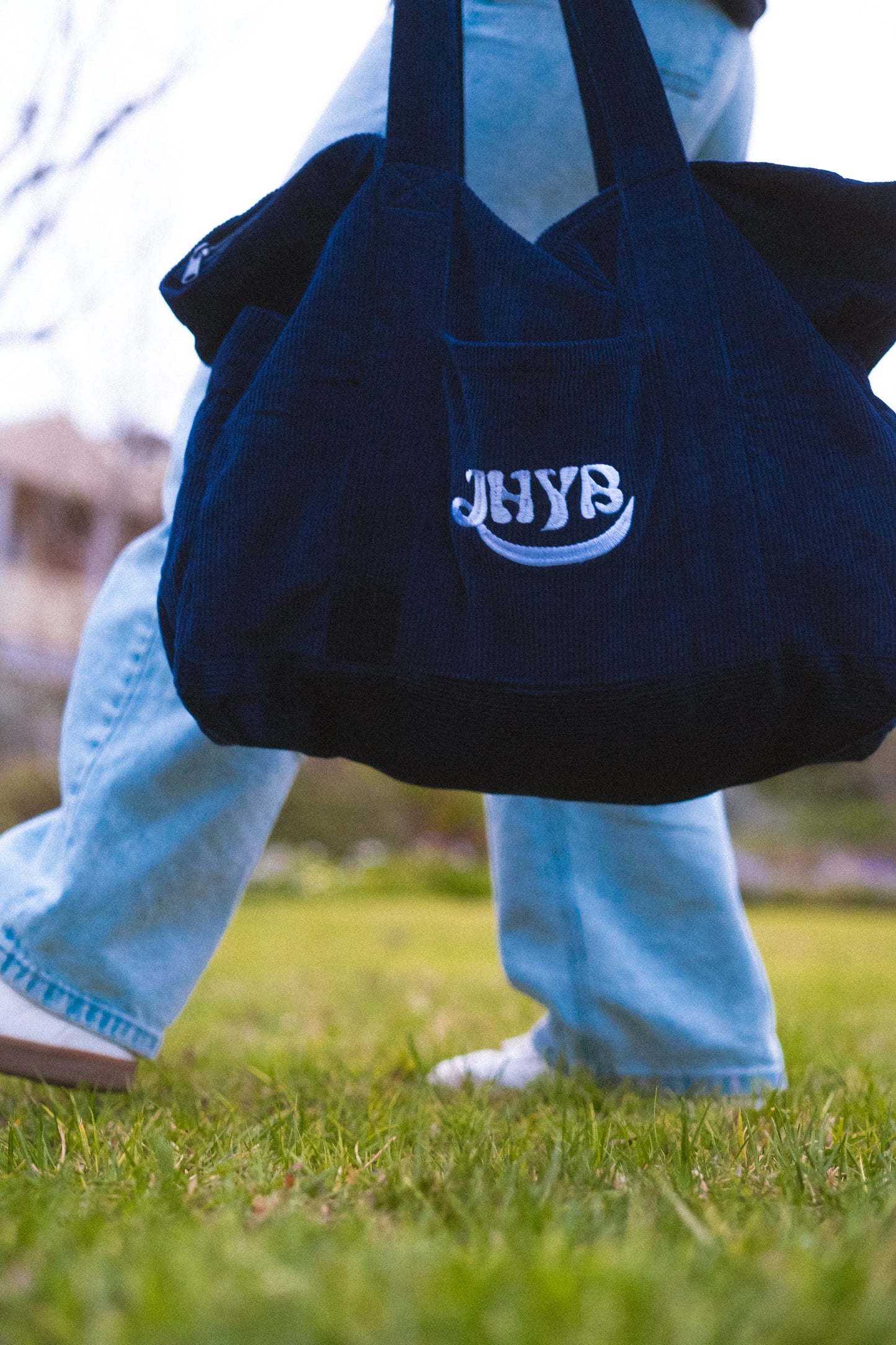 JHYB Corduroy Tote Bag – Limited Edition
