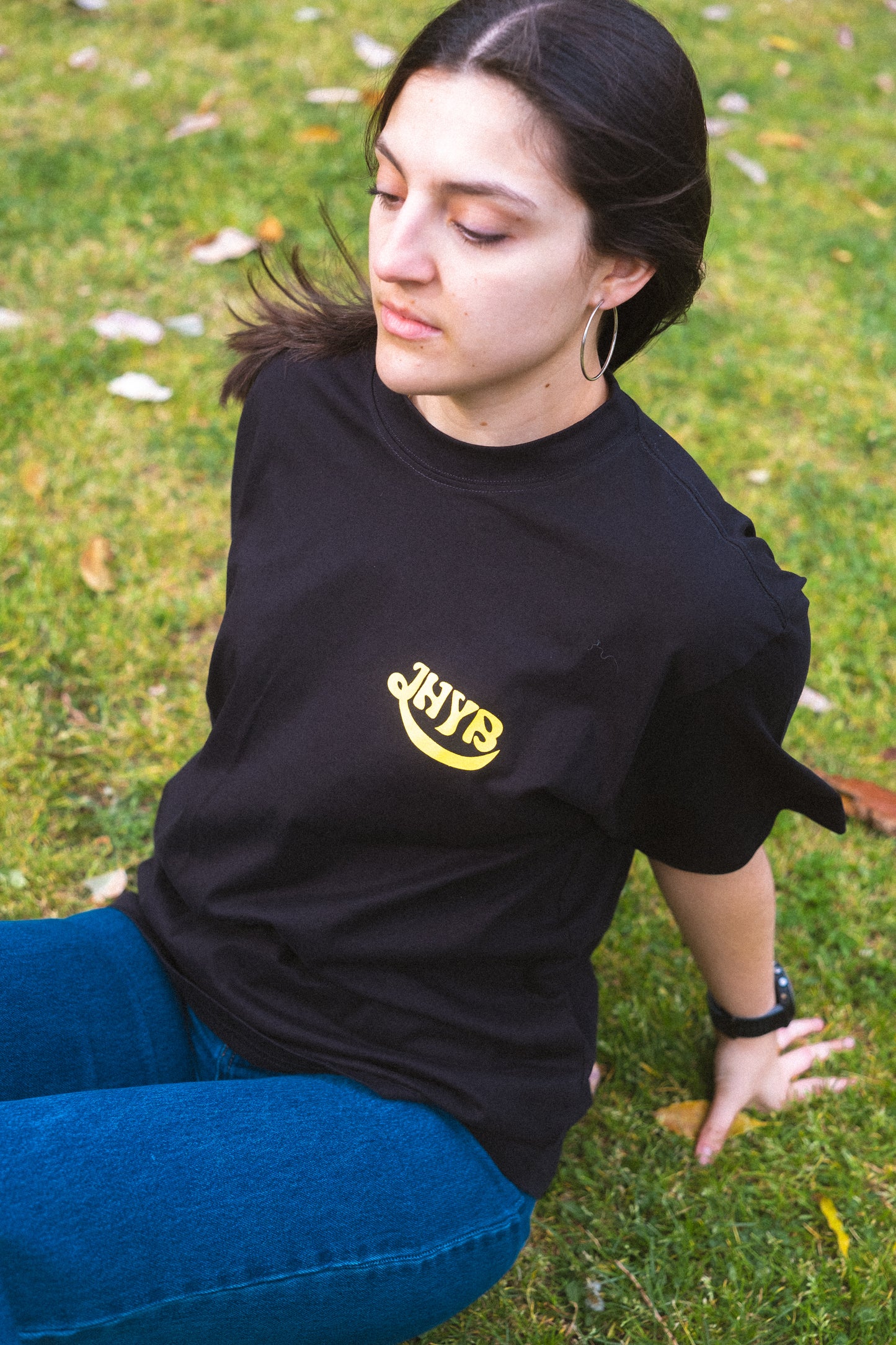 JHYB Signature Tee – Black & Yellow
