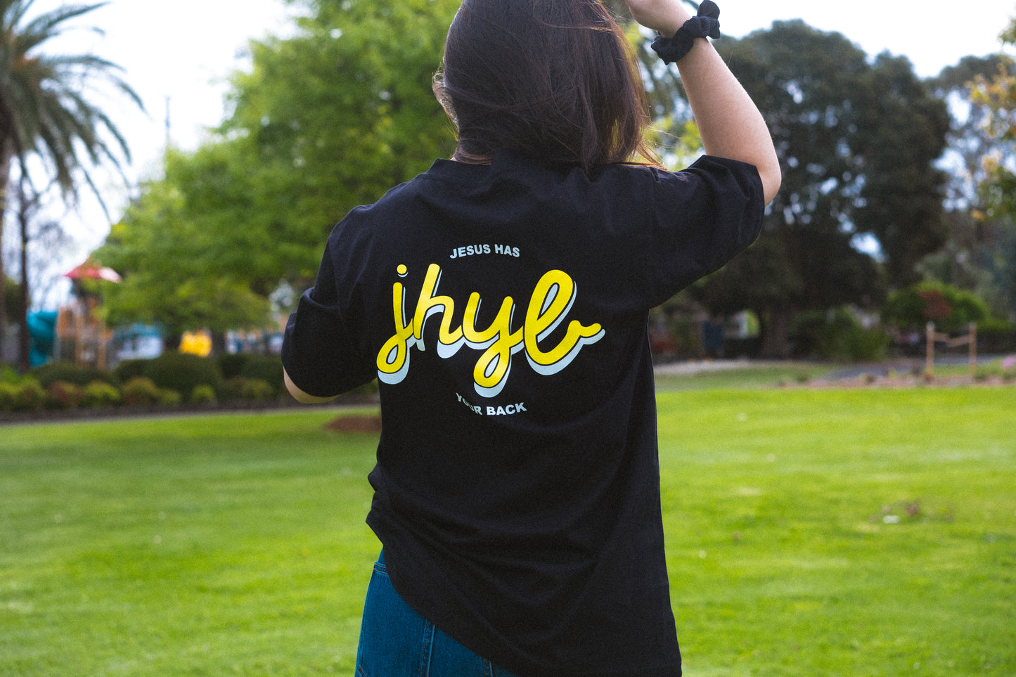 JHYB Signature Tee – Black & Yellow